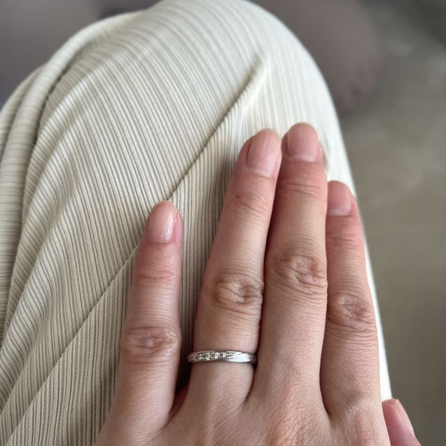 【TANZO.(鍛造指輪)の口コミ】 他のブランドでは、「細いのがトレンドです」と言われたものの、日常生活…