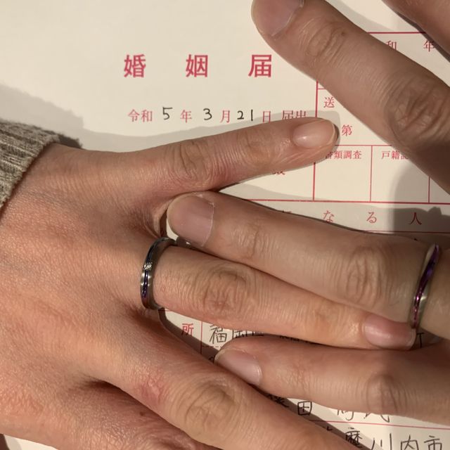 【SORA(ソラ)の口コミ】 グラデーションの色も豊富でデザイン、太さを選べたのでセミオーダーなの…