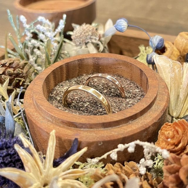 【鎌倉彫金工房の口コミ】 デザイン、素材をこれにした理由は、シンプルで可愛らしいものが良かった…