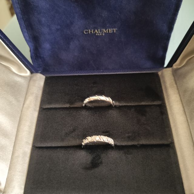 【ショーメ(CHAUMET)の口コミ】 デザイン、見た目に一目惚れしました。指につけた感じが違和感なく自然的…