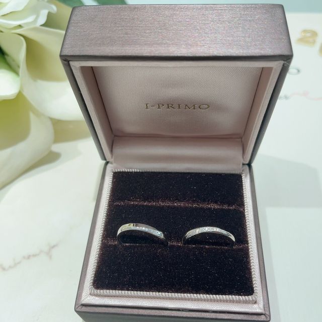 【アイプリモ(I-PRIMO)の口コミ】 対の商品ではなかったものの、ずっと身につける物なのでお互いが気に入っ…