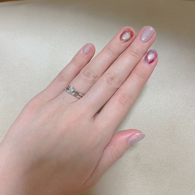 【ケイウノ ブライダル(K.UNO BRIDAL)の口コミ】 指輪は一生に1度のものと思い、世界に一つしかない自分の理想の指輪にした…