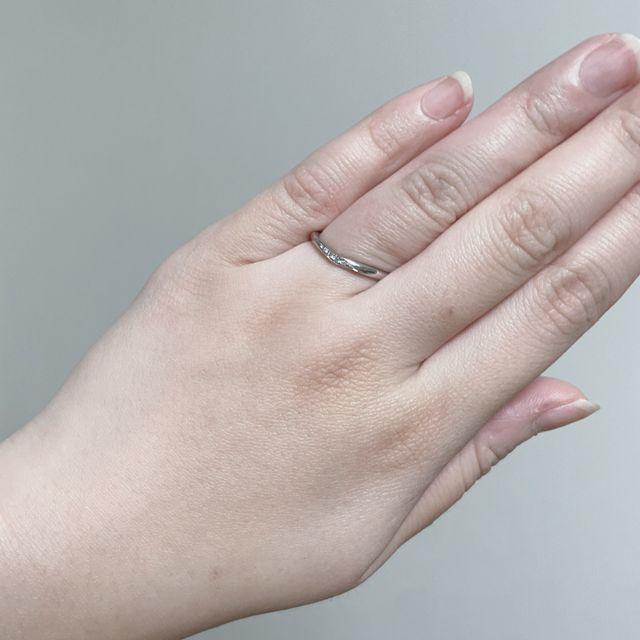 【TRECENTI(トレセンテ)の口コミ】 婚約指輪は私の好みで選びましたが（婚約指輪もトレセンテです）、結婚指…