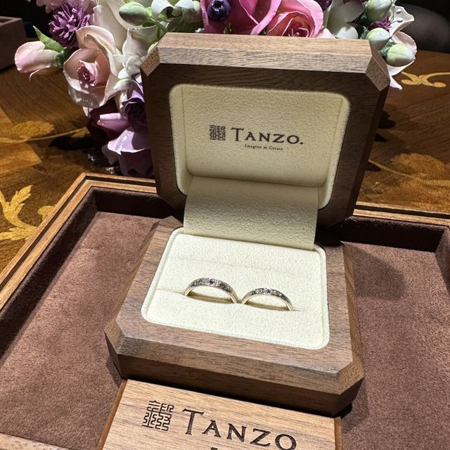 【TANZO.(鍛造指輪)の口コミ】 自由にデザインを選べるところと、親身になって一緒に考えてくれたところ…