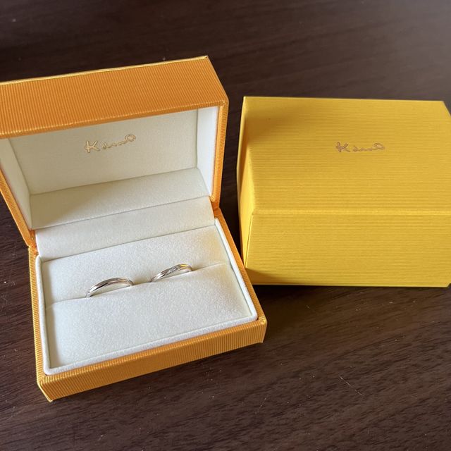 【ケイウノ ブライダル(K.UNO BRIDAL)の口コミ】 彼が婚約指輪をこちらのお店で購入してくれていた。デザインがとても気に…