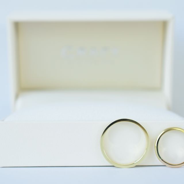 【CRAFY(クラフィ)の口コミ】 デザインについて：
指輪の幅を自由に選べる。グリーンゴールドを選べると…
