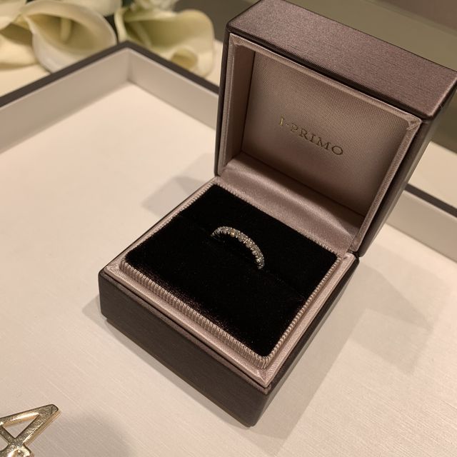 【アイプリモ(I-PRIMO)の口コミ】 デザイン、ダイヤの品質、なにより自分に合ったサイズがあった事が決め手…