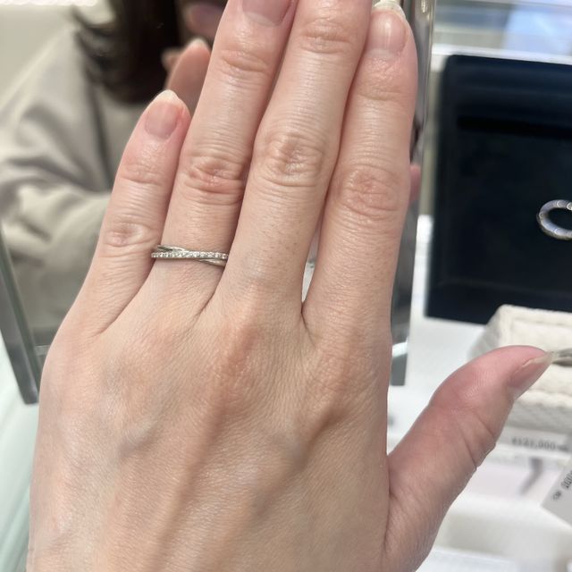 【ヴァンドーム青山(VENDOME AOYAMA)の口コミ】 指輪は、4ブランドで迷っていました。決め手になったのは担当の方の提案力…