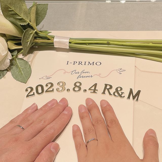 【アイプリモ(I-PRIMO)の口コミ】 指輪の決め手は、試着した時のつけた感じが、軽くて、違和感がなかったこ…