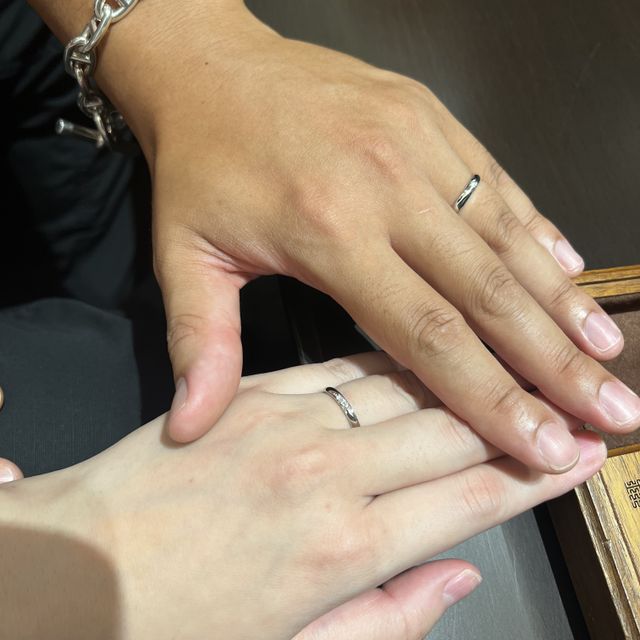 【TANZO.(鍛造指輪)の口コミ】 入籍指輪でサイズを試してから作ることができるので、納得のいくものを作…