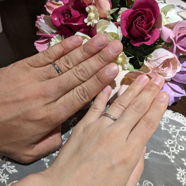 【TANZO.(鍛造指輪)の口コミ】 デザインをオーダーメイドで一から全部自分で選ぶことができ、店員さんと…