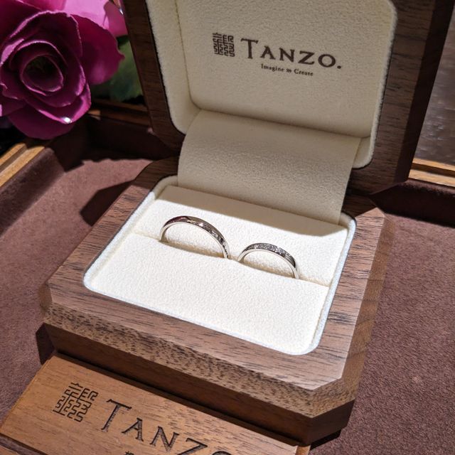 【TANZO.(鍛造指輪)の口コミ】 デザインをオーダーメイドで一から全部自分で選ぶことができ、店員さんと…