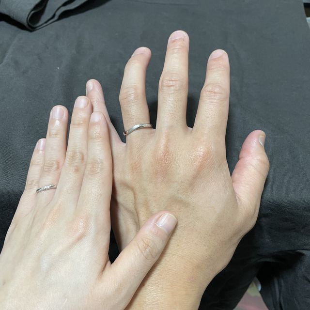 【アイプリモ(I-PRIMO)の口コミ】 着け心地が他の指輪より良くデザインもペアリングの時はストレートリング…