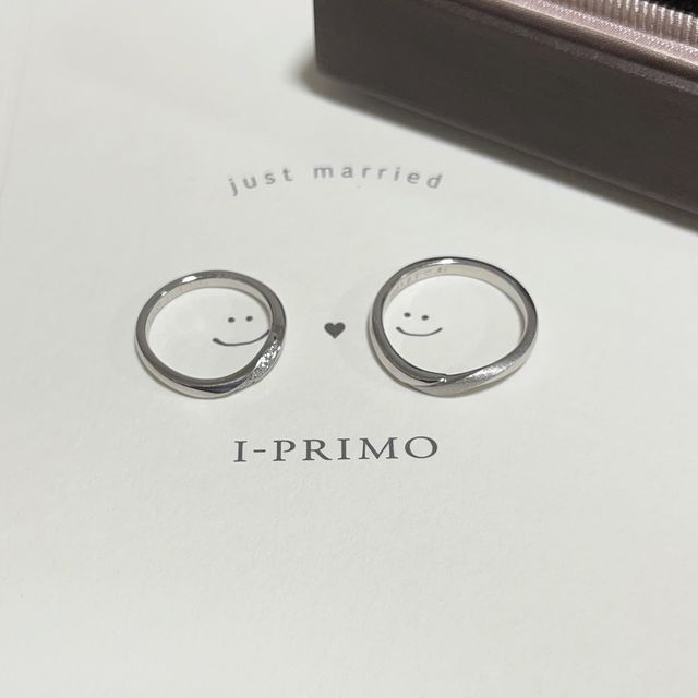 【アイプリモ(I-PRIMO)の口コミ】 着け心地が他の指輪より良くデザインもペアリングの時はストレートリング…