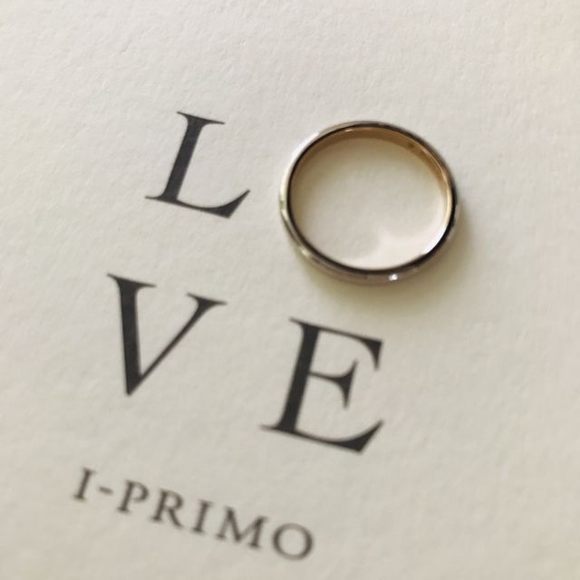 【アイプリモ(I-PRIMO)の口コミ】 つけ心地が良かったのと、内側のピンクゴールドが可愛いかったのでこの指…