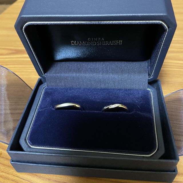 【銀座ダイヤモンドシライシの口コミ】 似たようなデザインの中からもより自分好みのものを選ぶことができて満足…