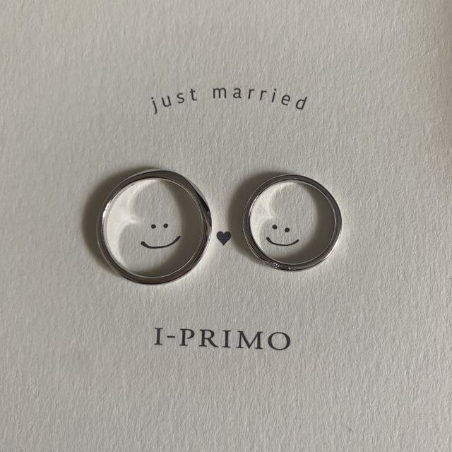 【アイプリモ(I-PRIMO)の口コミ】 ダイヤが側面まで入るデザインがシンプルでもポイントになってるのが決め…