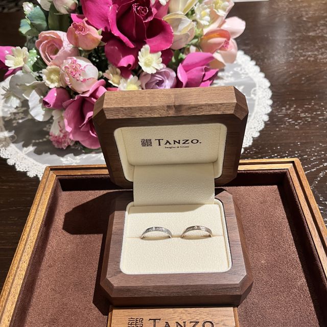 【TANZO.(鍛造指輪)の口コミ】 指輪をフルオーダーできるとのことで、指輪のイメージも全くできてなかっ…