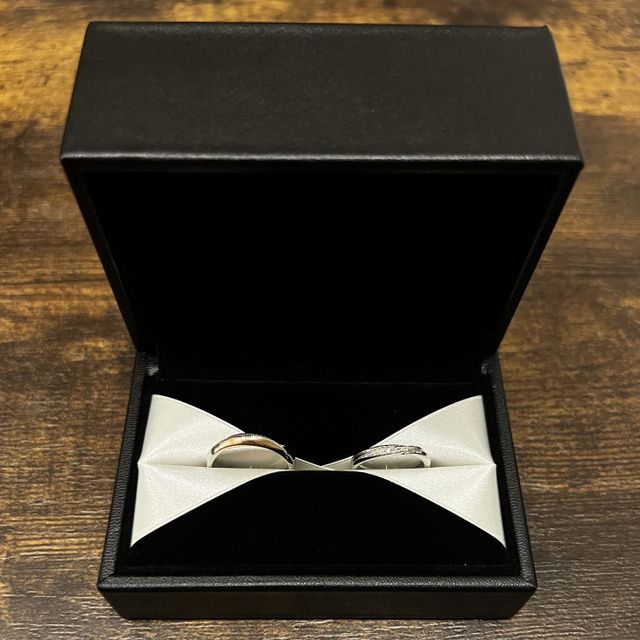 【銀座ダイヤモンドシライシの口コミ】 おおよそデザインの検討は付けていたが、実際に付けてみると思っていたイ…