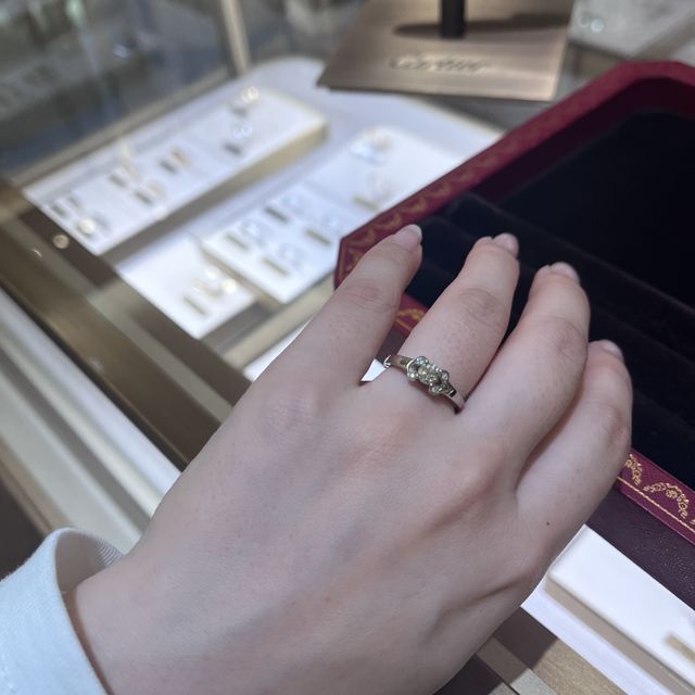 【カルティエ(Cartier)の口コミ】 カルティエのBALLERINE SOLITAIREバレリーナ ソリテールです。中央に大き…