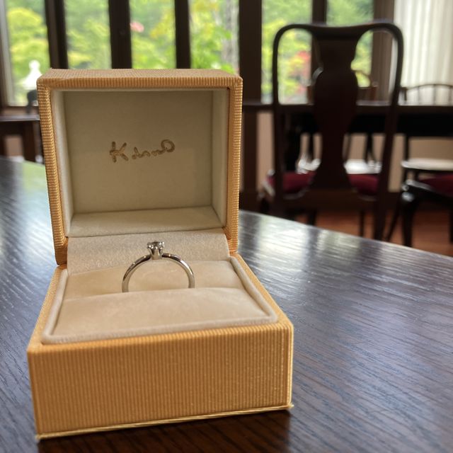 【ケイウノ ブライダル(K.UNO BRIDAL)の口コミ】 指輪のデザインについて細かなところまでデザイナーさんと決めることが出…