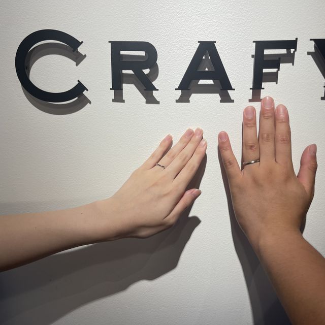 【CRAFY(クラフィ)の口コミ】 指輪の素材やデザイン、価格帯まで自分たちで決めることができることが1番…