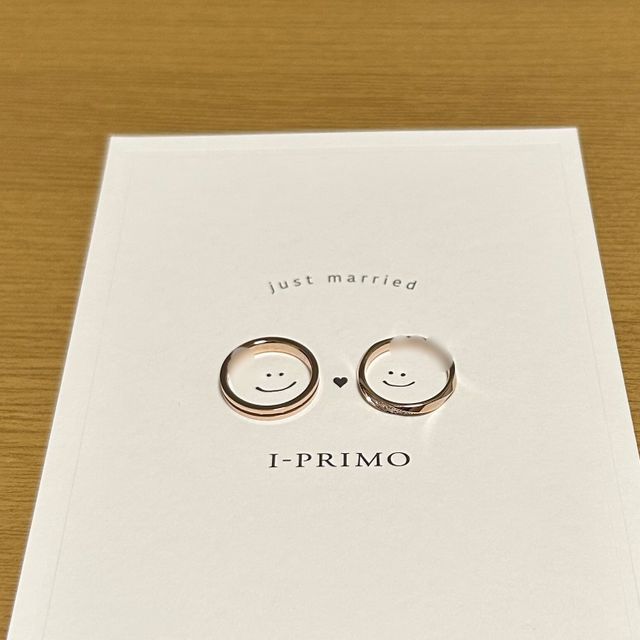 【アイプリモ(I-PRIMO)の口コミ】 様々な指輪を試着させてもらい、時間をかけて選ぶことができました。どの…
