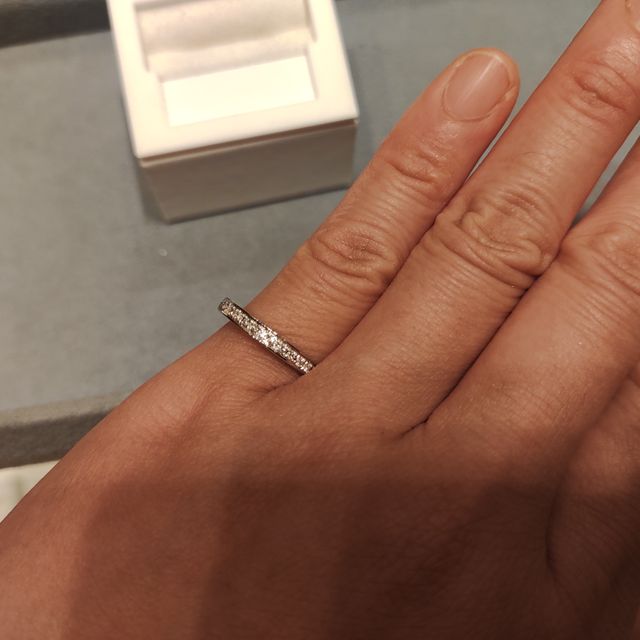 【ケイウノ ブライダル(K.UNO BRIDAL)の口コミ】 指輪のデザインは、シンプルであきのこないかんじでした。つけ心地にこだ…