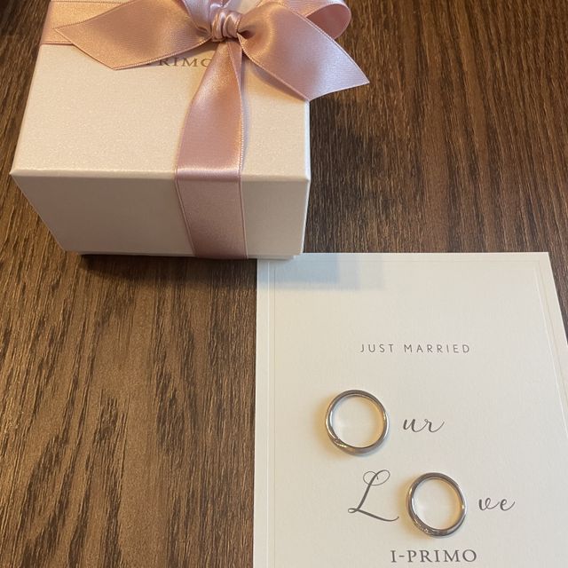 【アイプリモ(I-PRIMO)の口コミ】 わたしはピンクゴールドが大好きですが、結婚指輪でいろんな所のピンクゴ…