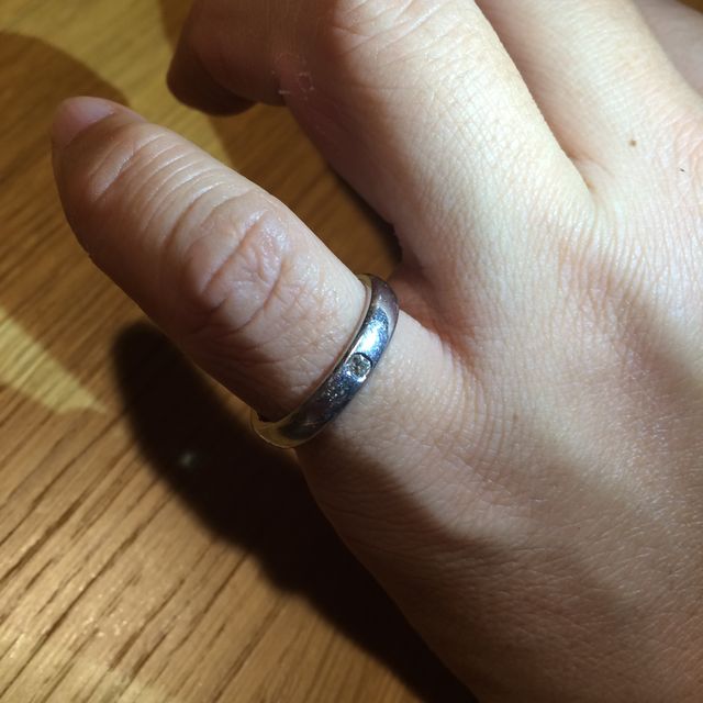 【ティファニー(Tiffany & Co.)の口コミ】 メンズもので、ダイヤの入っているものにしたくて、結果こちらになりまし…