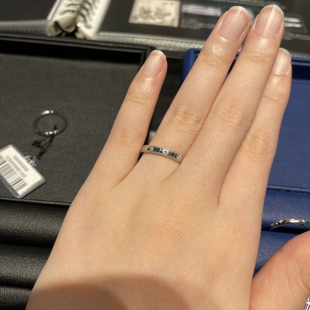 【エクセルコダイヤモンド(EXELCO DIAMOND)の口コミ】 ミルグレインのデザインの指輪を探しに行きました。ミルが機械ではなく職…