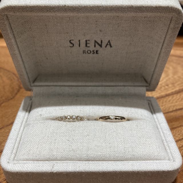 【SIENAROSE(シエナロゼ)の口コミ】 何軒も回って決めかねていた指輪ですが、シエナロゼさんでは即決できまし…