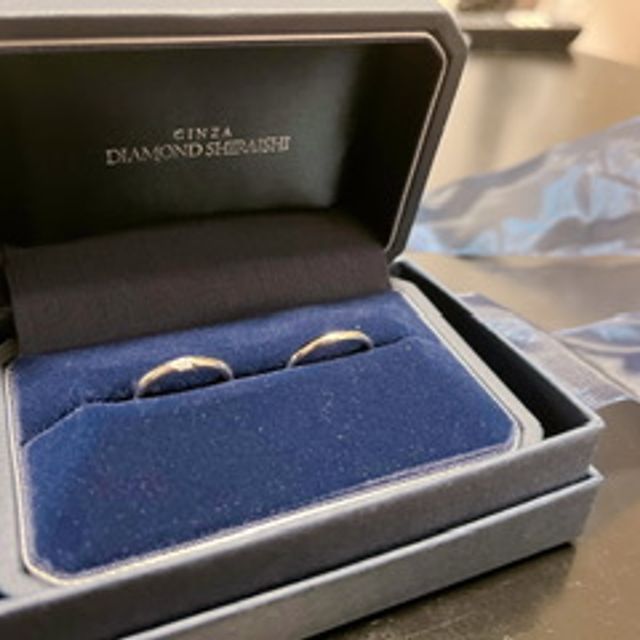 【銀座ダイヤモンドシライシの口コミ】 ほどよくシンプルなデザインが目に留まり、素晴らしい接客が決め手となり…