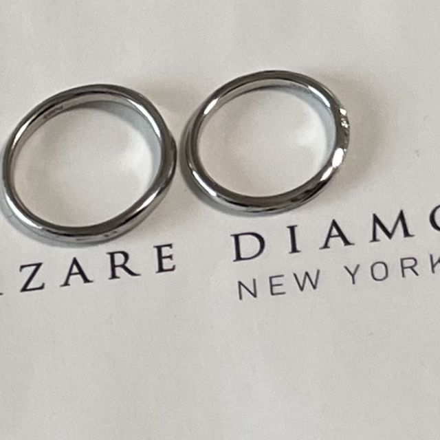 【ラザール ダイヤモンド(LAZARE DIAMOND)の口コミ】 希望は2つで30万円までで、夫婦共に比較的細身、シンプルだけど面白みがあ…