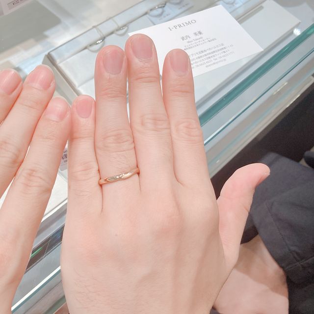 【アイプリモ(I-PRIMO)の口コミ】 シンプルながらもデザイン性もあり、着け心地もいい感じでした。
ウェーブ…