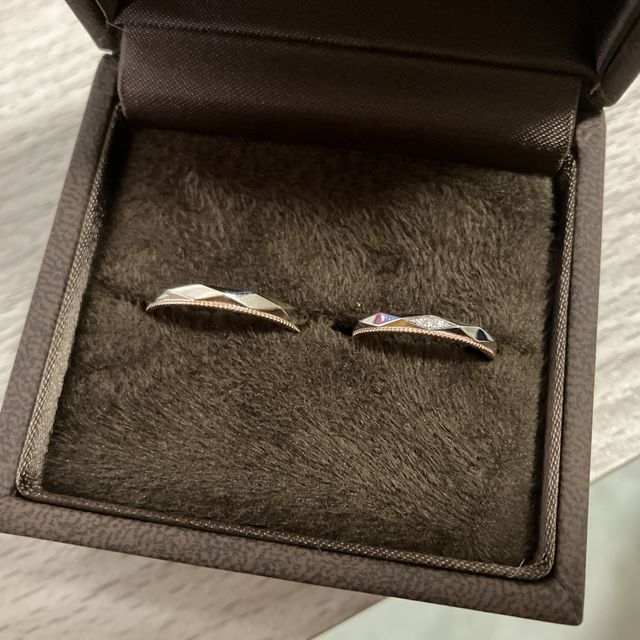 【JKPLANET(JKプラネット)の口コミ】 とにかくデザインが好きです！このダイアモンドカットが指輪にほどこされ…