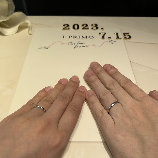 【アイプリモ(I-PRIMO)の口コミ】 まずネットで探していて、このお店が1番デザイン的にも合っていそうだった…