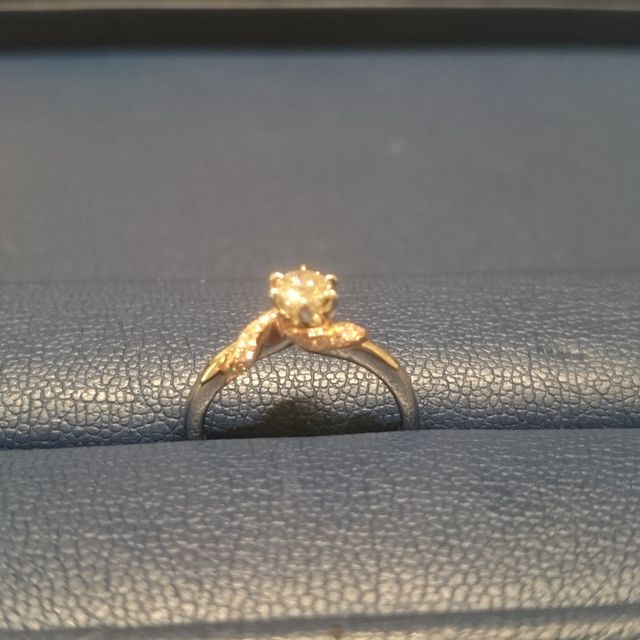 【銀座ダイヤモンドシライシの口コミ】 彼女が鳥好きなことを店員さんに伝え、それに所縁のある指輪をと考えてい…