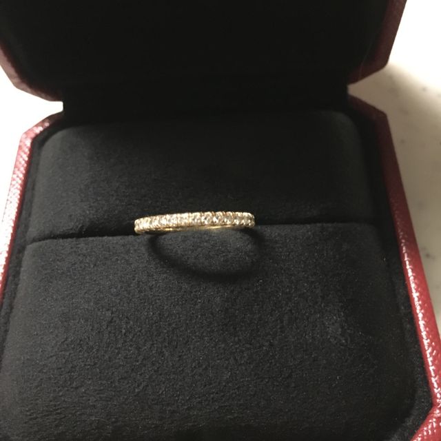 【カルティエ(Cartier)の口コミ】 ピンクゴールドの細めのエタニティを探していました。ピンクゴールドのエ…