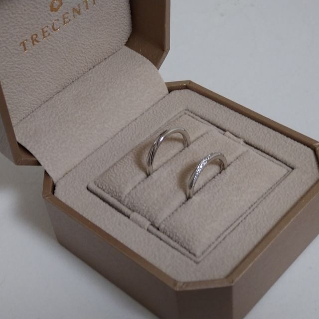 【TRECENTI(トレセンテ)の口コミ】 あまり指輪を外すことは想定していなかったため、
付け心地を重視しました…