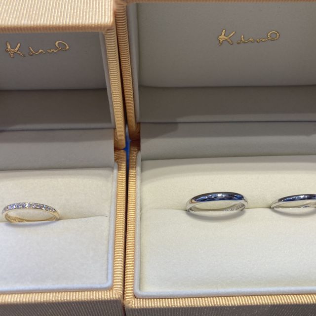 【ケイウノ ブライダル(K.UNO BRIDAL)の口コミ】 元々婚約指輪の石が生活に支障が出そうで購入する予定はありませんでした…