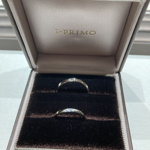 【アイプリモ(I-PRIMO)の口コミ】 私と婚約者に合う手の診断を無料でして下さった時に、たまたま指輪の形が…