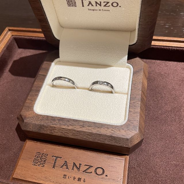 【TANZO.(鍛造指輪)の口コミ】 作りたいデザインがあったので、フルオーダーができるTANZOさんでお願いし…