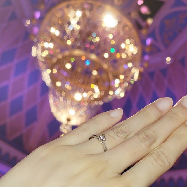 【ケイウノ ブライダル(K.UNO BRIDAL)の口コミ】 相手がディズニー好きで指輪は是非ここのブランドが良いと教えてもらい選…