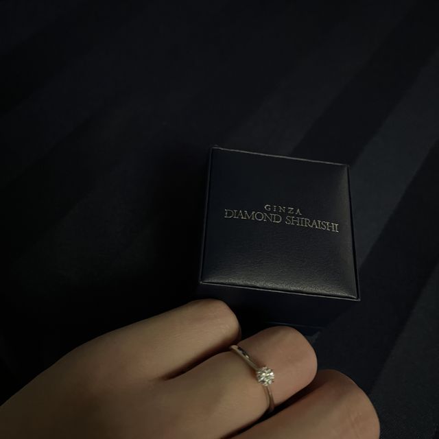 【銀座ダイヤモンドシライシの口コミ】 プロポーズの際は仮リングのためその場でサイズ調節可。ダイヤモンドシラ…