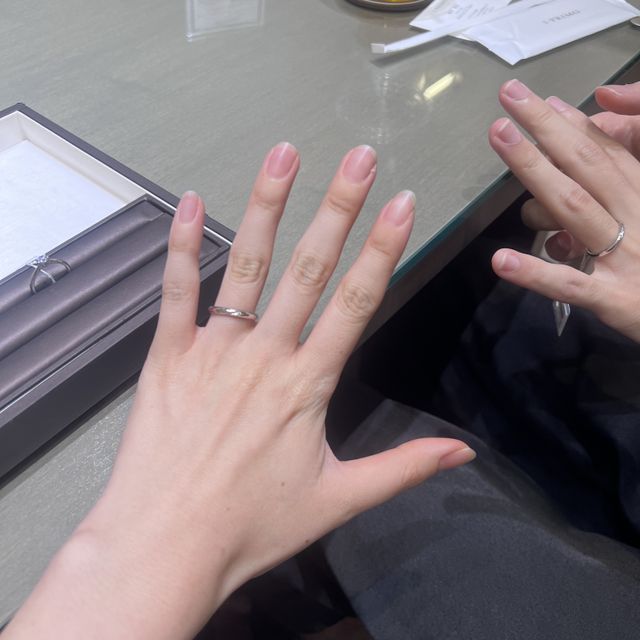 【アイプリモ(I-PRIMO)の口コミ】 シンプルなデザインで探しておりましたが、自分に合う指輪を知るために様…