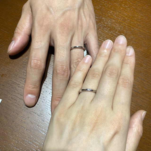 【TRECENTI(トレセンテ)の口コミ】 シンプルで、ずっと長く愛せそうなデザインです。自分は指輪を普段つけな…