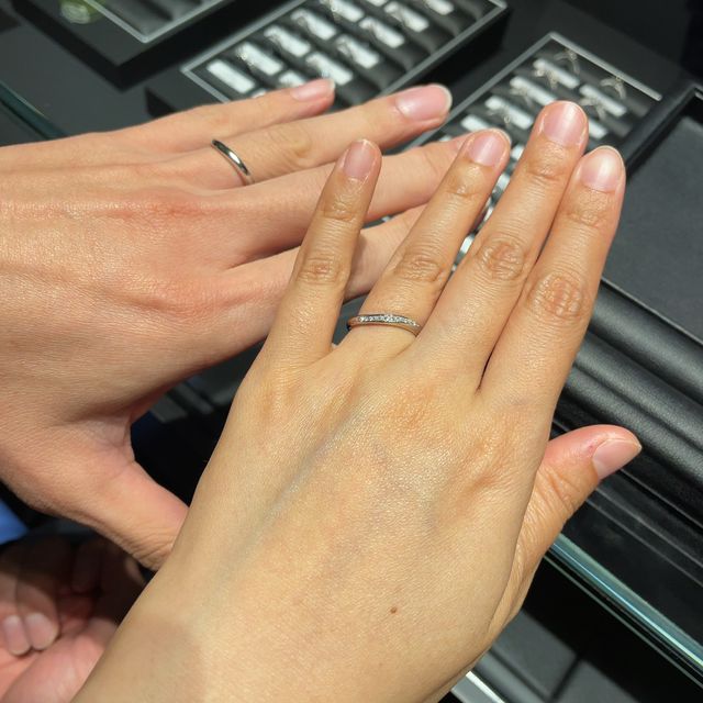 【エクセルコダイヤモンド(EXELCO DIAMOND)の口コミ】 シンプルな中にも、エクセルコダイヤモンドならではのゴージャスな感じあ…