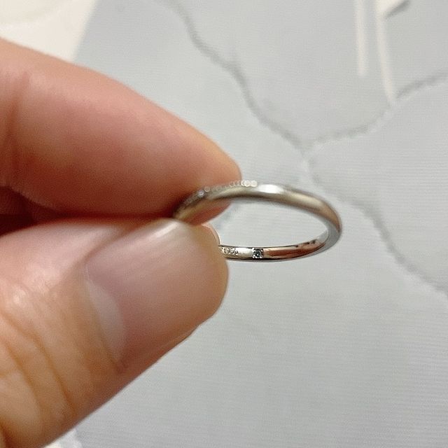 【BOASORTE(ボアソルテ)の口コミ】 お互い常に付ける予定だったので派手過ぎないのが条件でした。
いろいろ試…