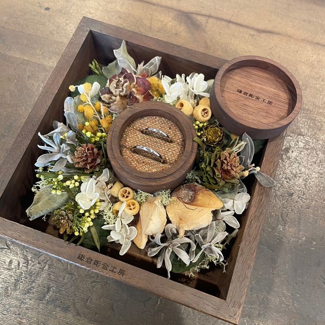 【鎌倉彫金工房の口コミ】 一生に一度の結婚指輪なので、手作りでき、思い出作りも兼ねてこちらにし…